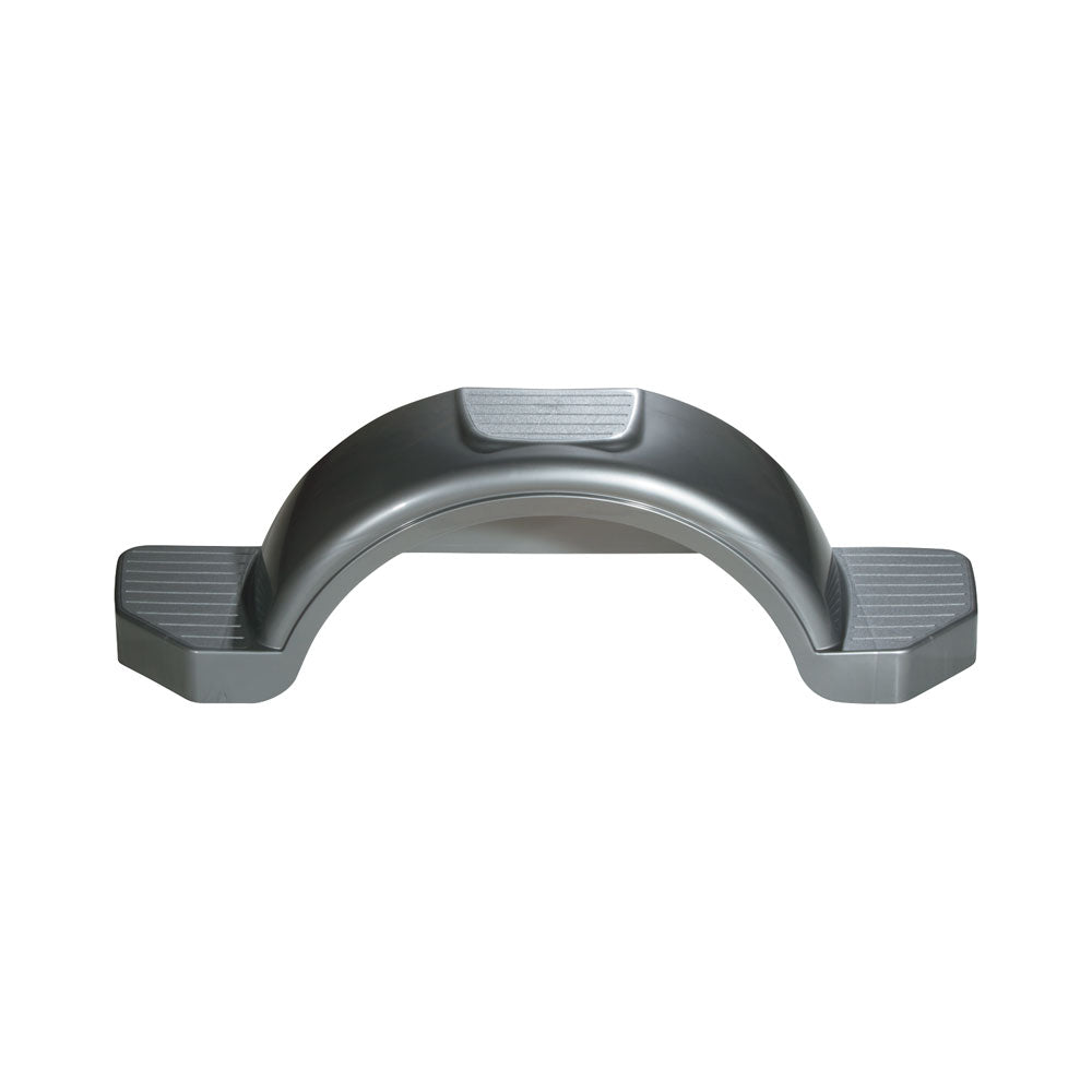 Trailer Fender, 14 Inch Tire Size, Silver 008594
