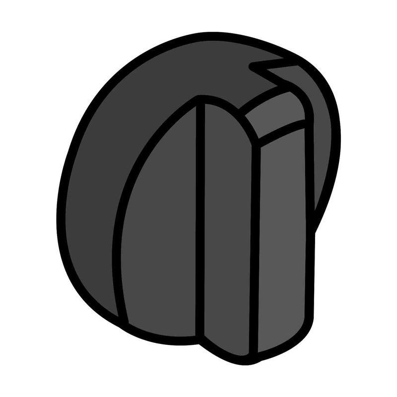 Fuel On/Off Knob Black SNO-THRO - 20000024