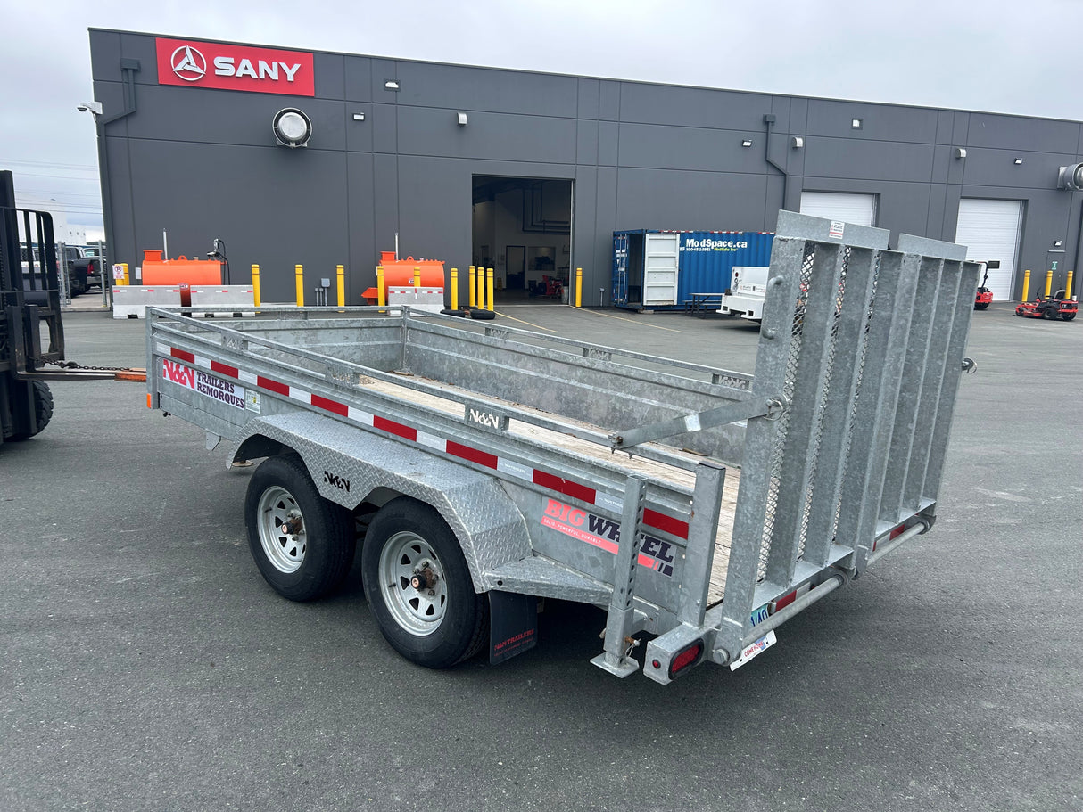 Used 2022 6 X 12 Big Wheel Trailer - model T72147HD7K