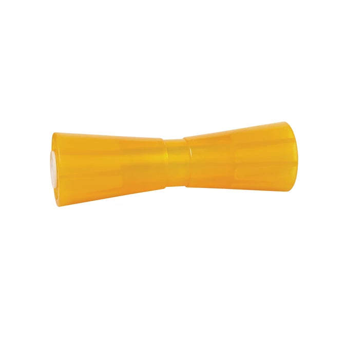 Tie Down 12 in. Amber PVC Keel Roller with 5/8 in. Shaft - 86199