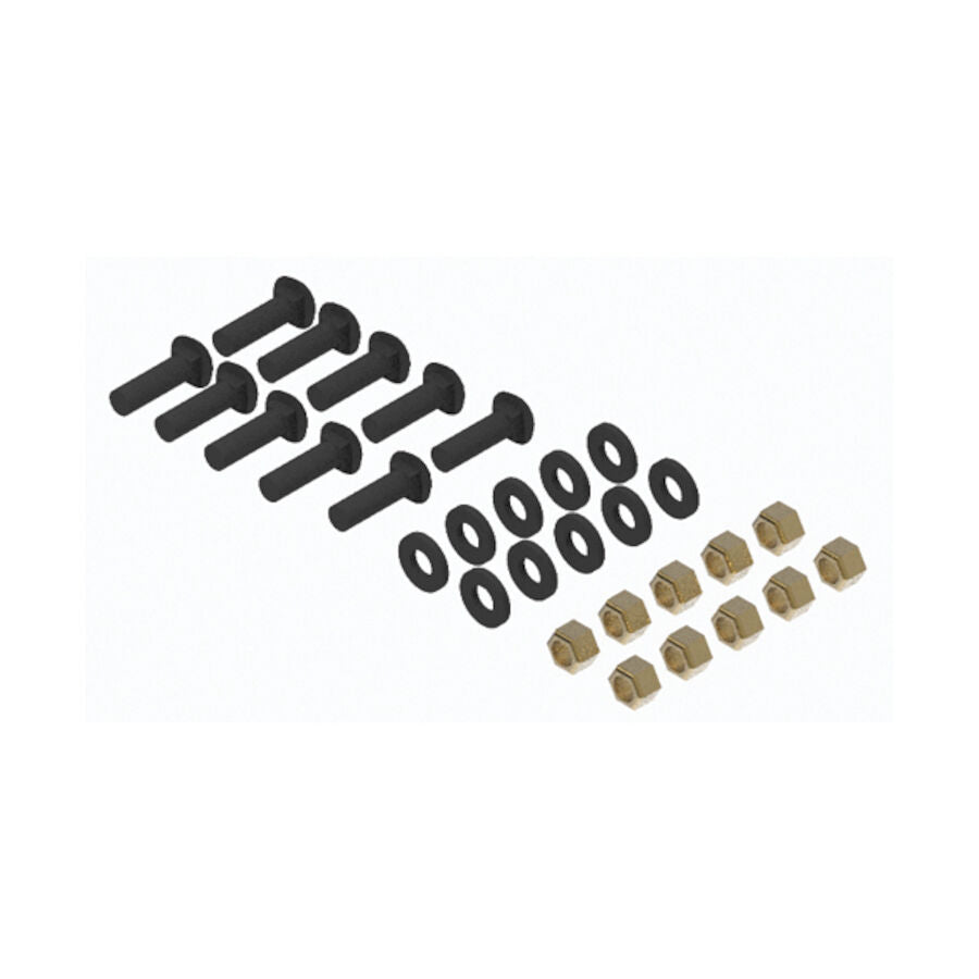 Cutting Edge Bolt Kit, 1/2" Bolt, Nut, Washer (QTY 10 each) - BAX00034