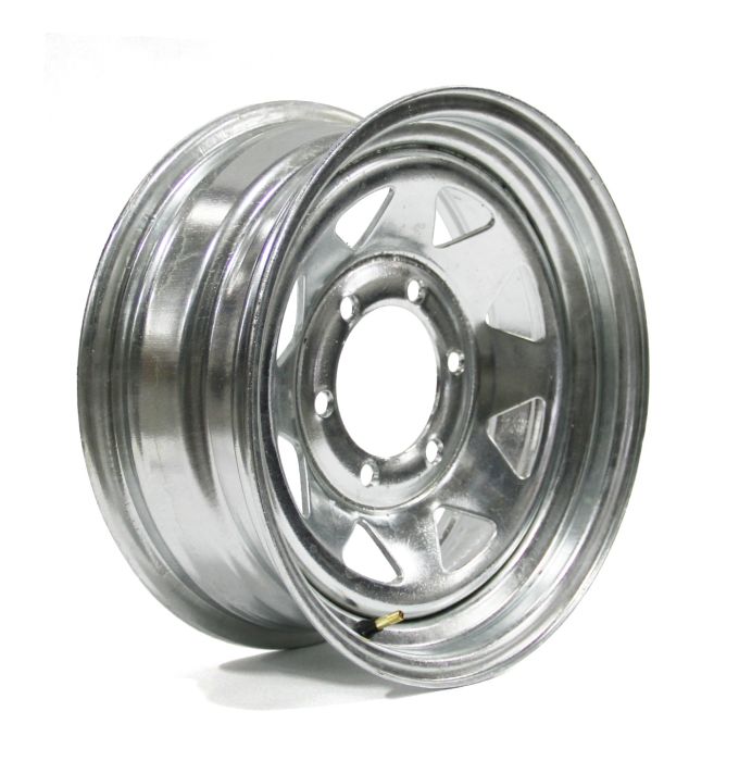15- Rim Galvanized Spoke 6 Hole - CT15G6