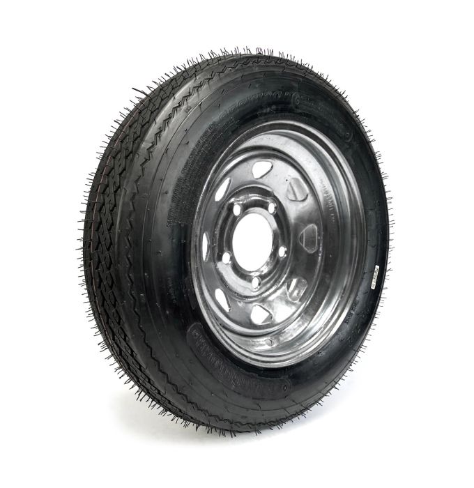 48012 TIRE ON GALVANIZED 5 HOLE RIM - CT48012G5