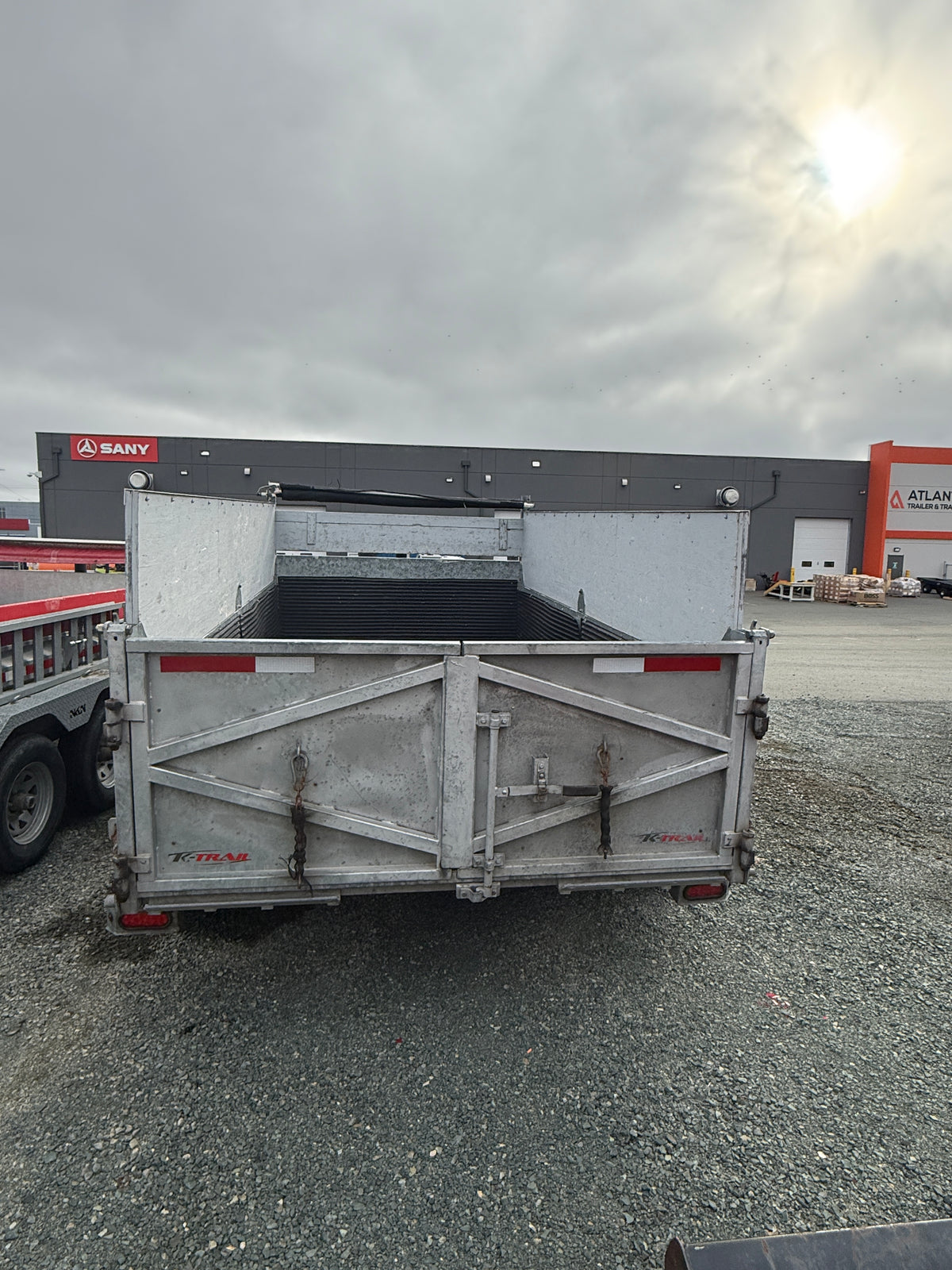 Used 2017 K-Trail 7x12 14k Galvanized Dump Trailer D801214