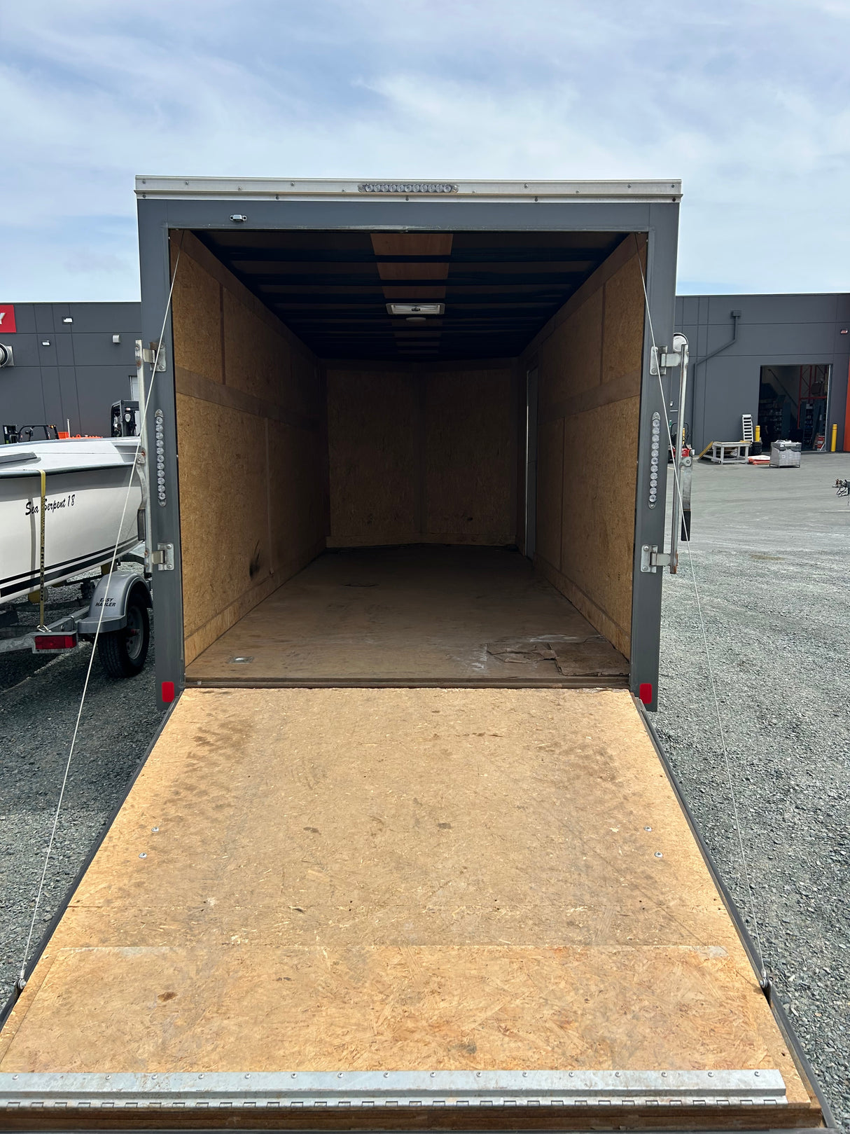 Used 2023 Kaufman 7 X 18 Enclosed Trailer