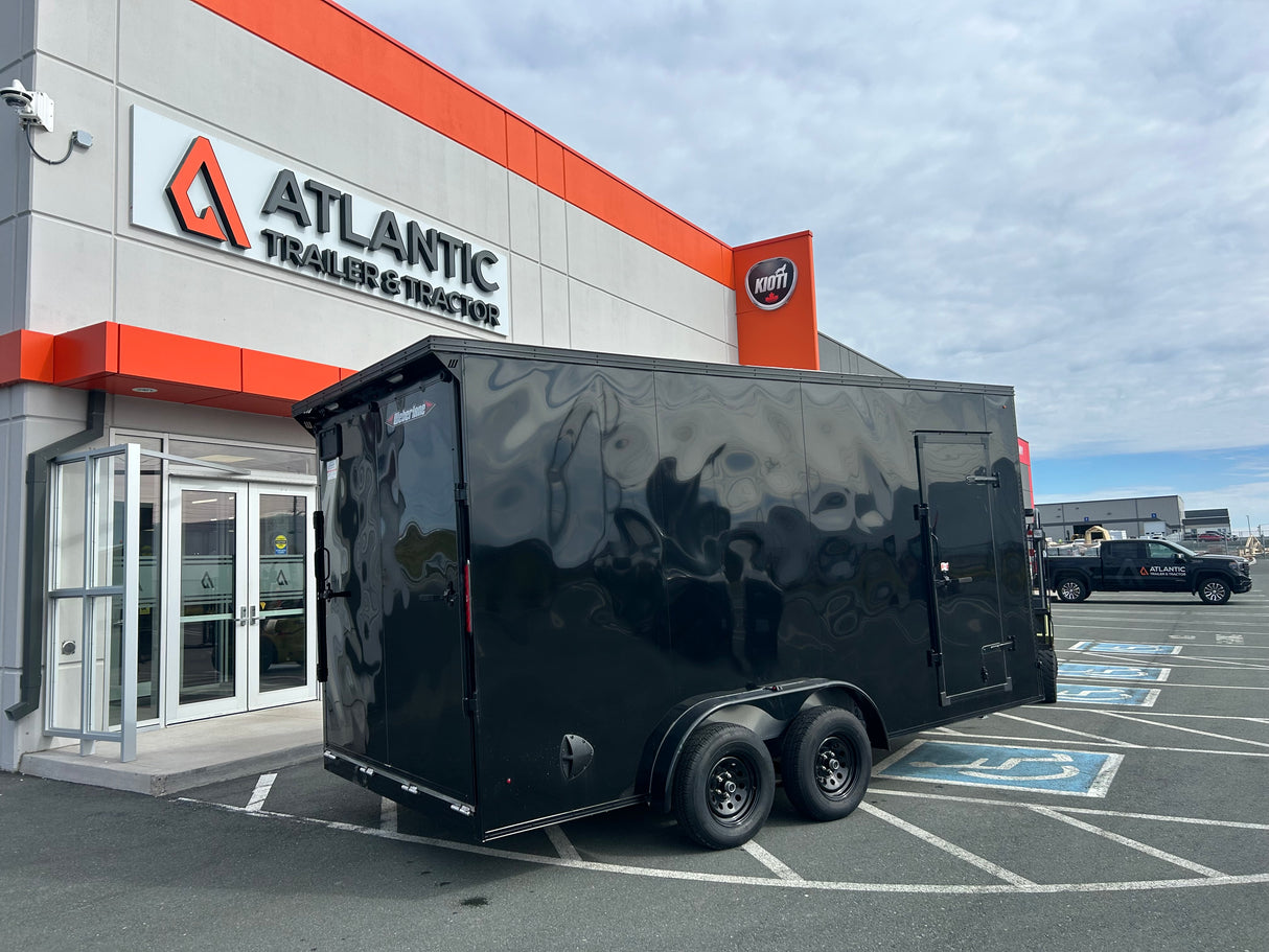 Weberlane 7.5'x14' tandem axle Blackout package