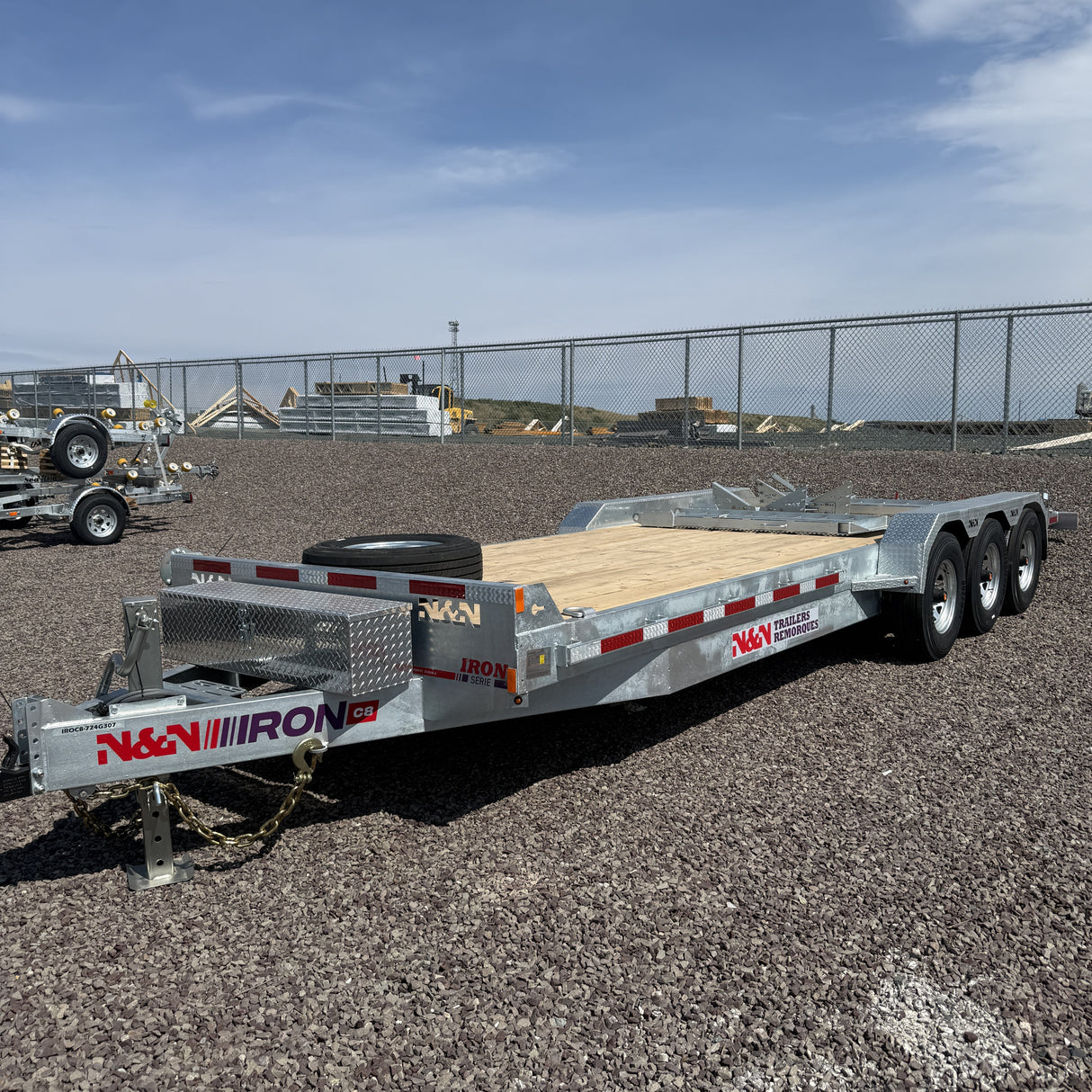 N&N Iron HD Series 7'x24' Tri-axle 21K