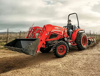 KL5810 Loader pkg with 72" QA Bucket & Grill Guard