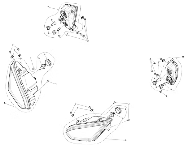 BULB HEADLAMP - U01M22110001