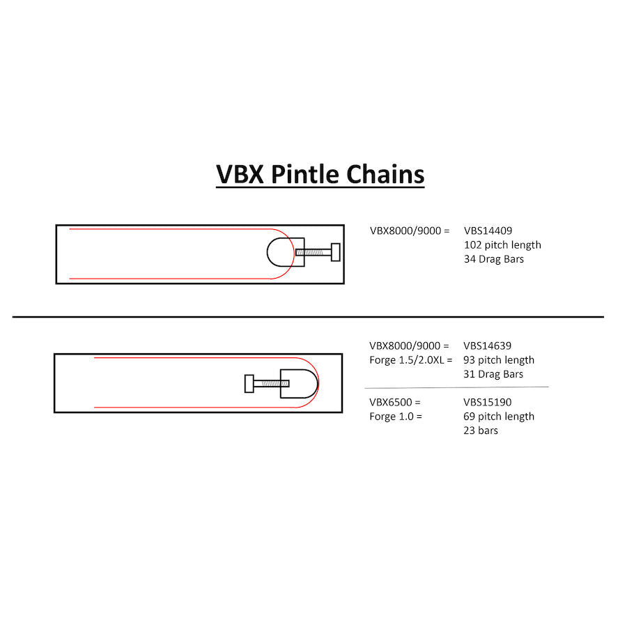 Pintle Chain VBX8000, VBX9000, - VBS14639