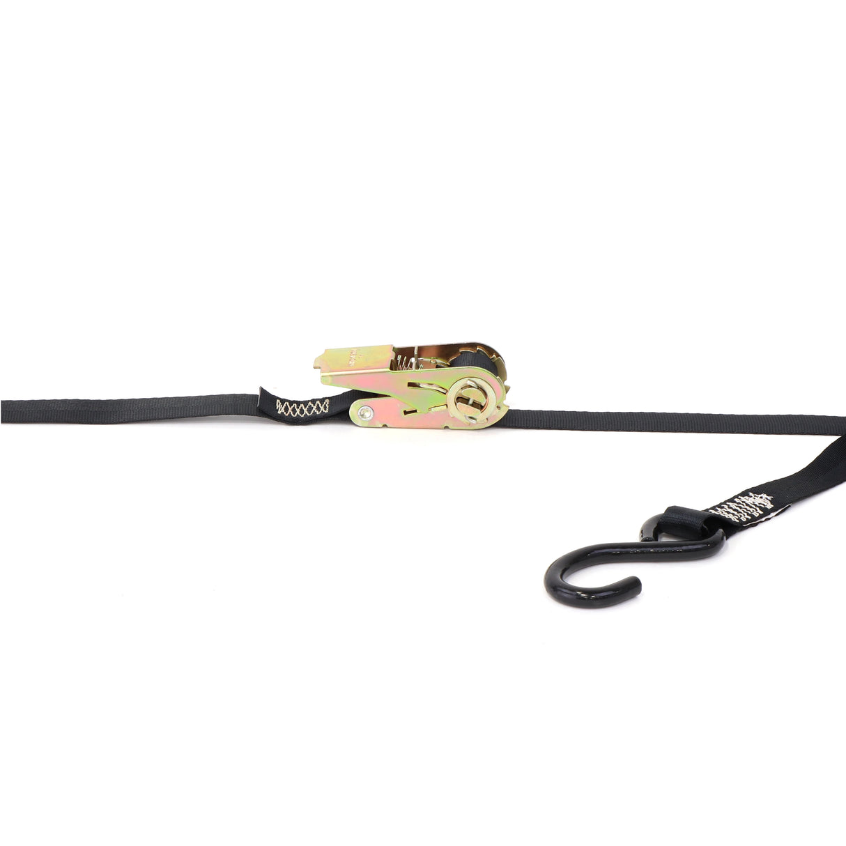 1" by 9' Vinyl Coated S Hook Ratchet Utility Strap - 760987PK