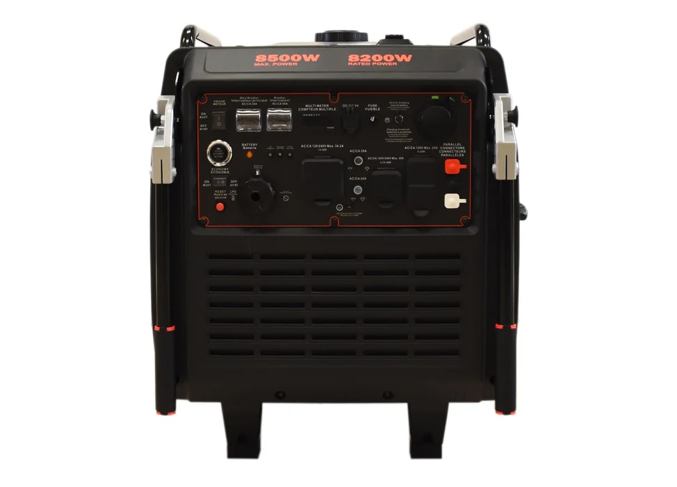 DUCAR 8500W Inverter Generator (DLG8600IR) dual fuel LPG or gasoline