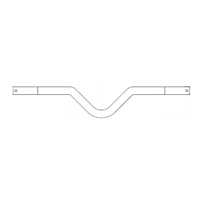Tie Down 17" Wobble Roller Shaft - 45052