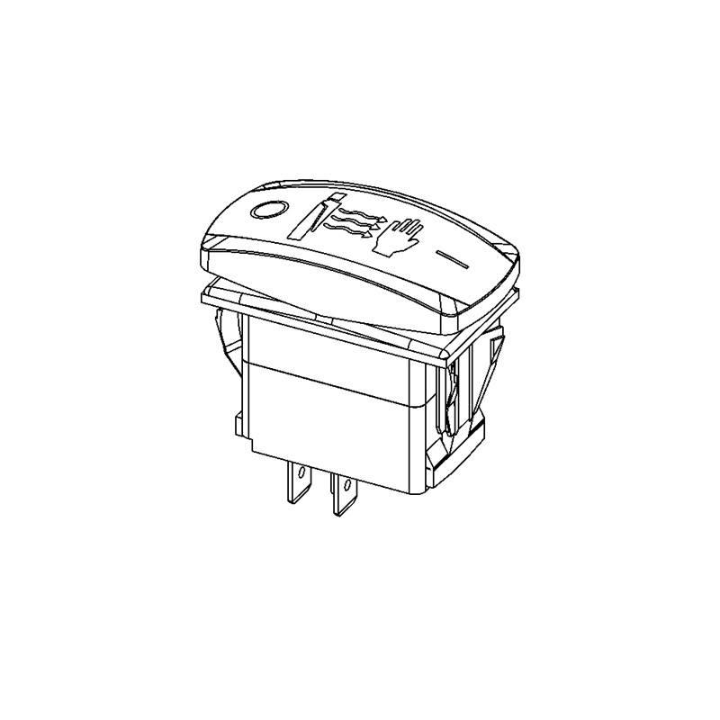 Ariens Sno-thro Switch, Rocker - Spst-on/off - 04836700
