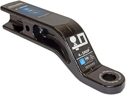 BALL MOUNT 6" DROP 3" SQ 40701