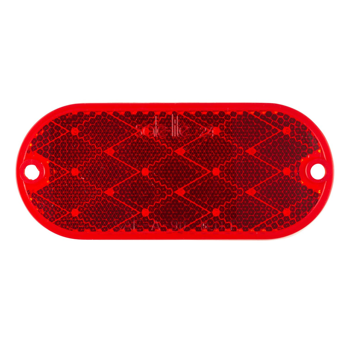 Grote Stick-On Red Oval Reflector 41032