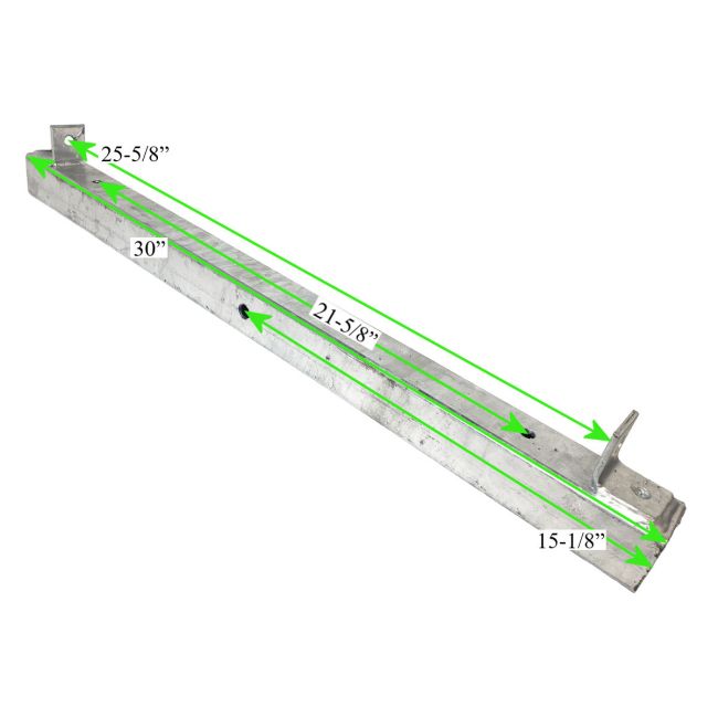 SEA LION Roller Pivot Bar 2" x 2" x 30" - 20035