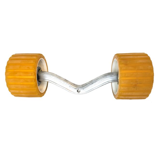 SEA LION Dual Wobble Roller Assembly, Yellow - 20062