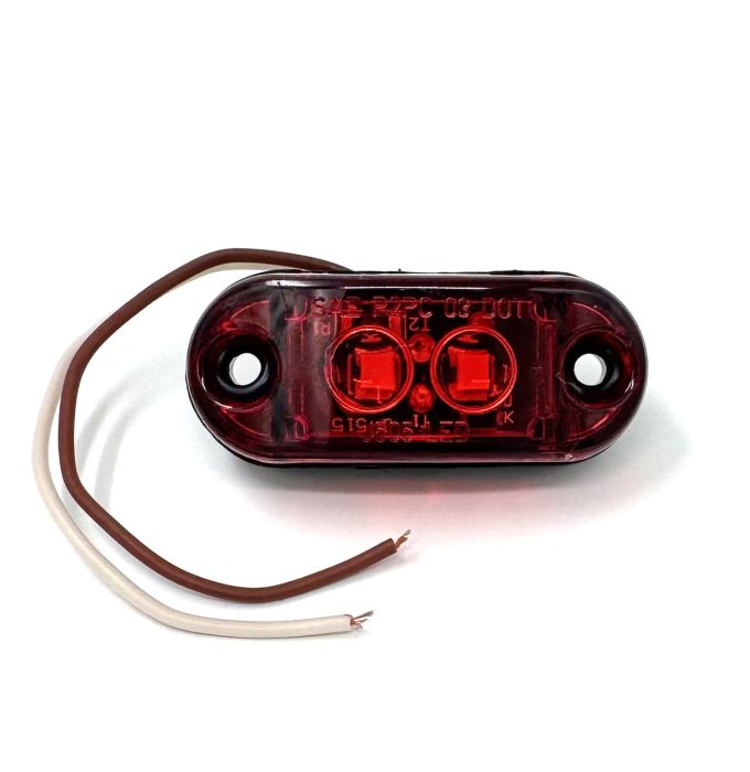 FRAMECO 2 1/2" 2 diodes red LED clearance light 610471L