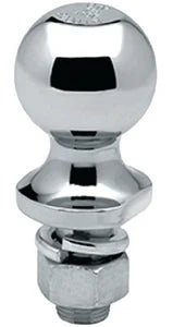 Hitch Ball 2" x 1" x 2-1/8" Shank Chrome Steel 63845