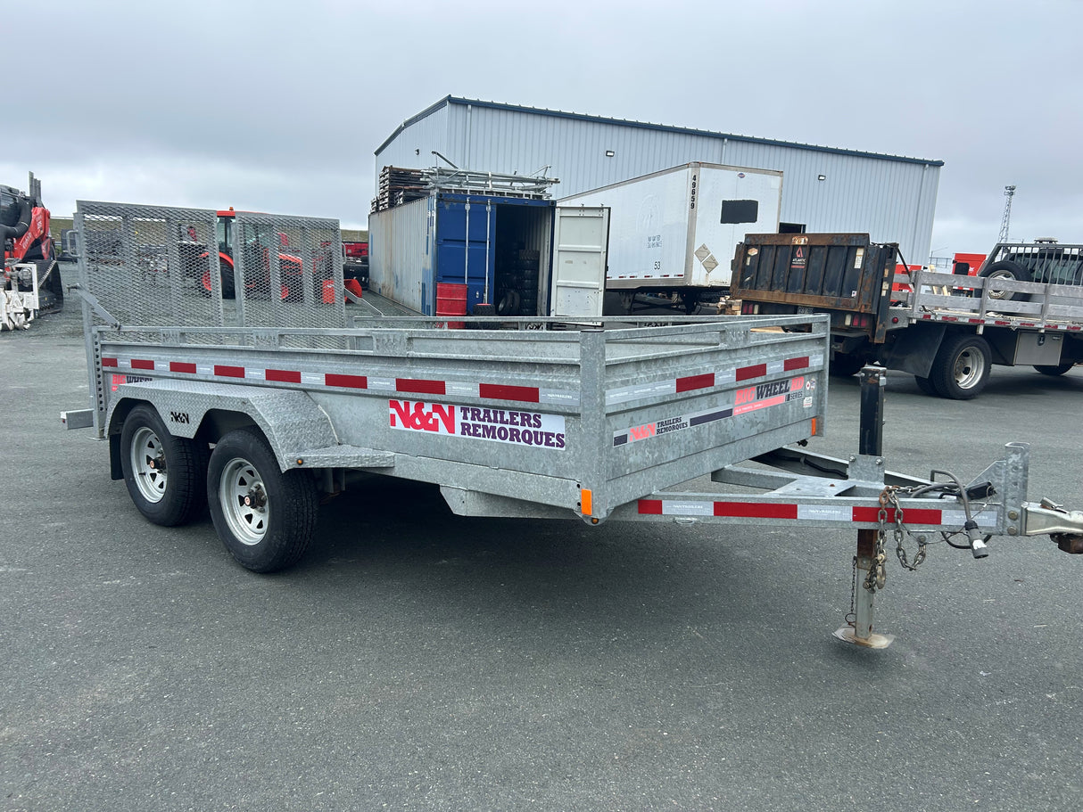 Used 2022 6 X 12 Big Wheel Trailer - model T72147HD7K