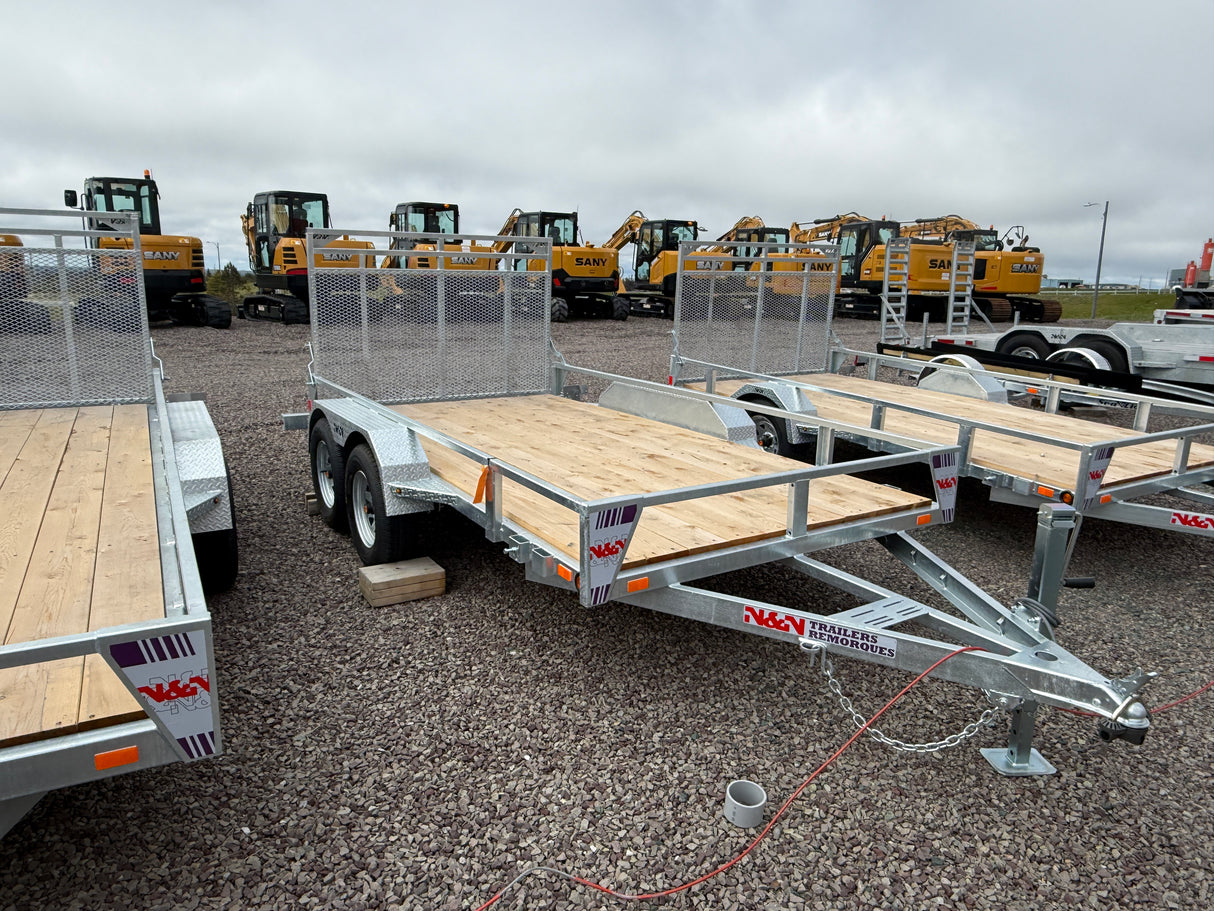N&N Utility Series 6'x12' tandem axle