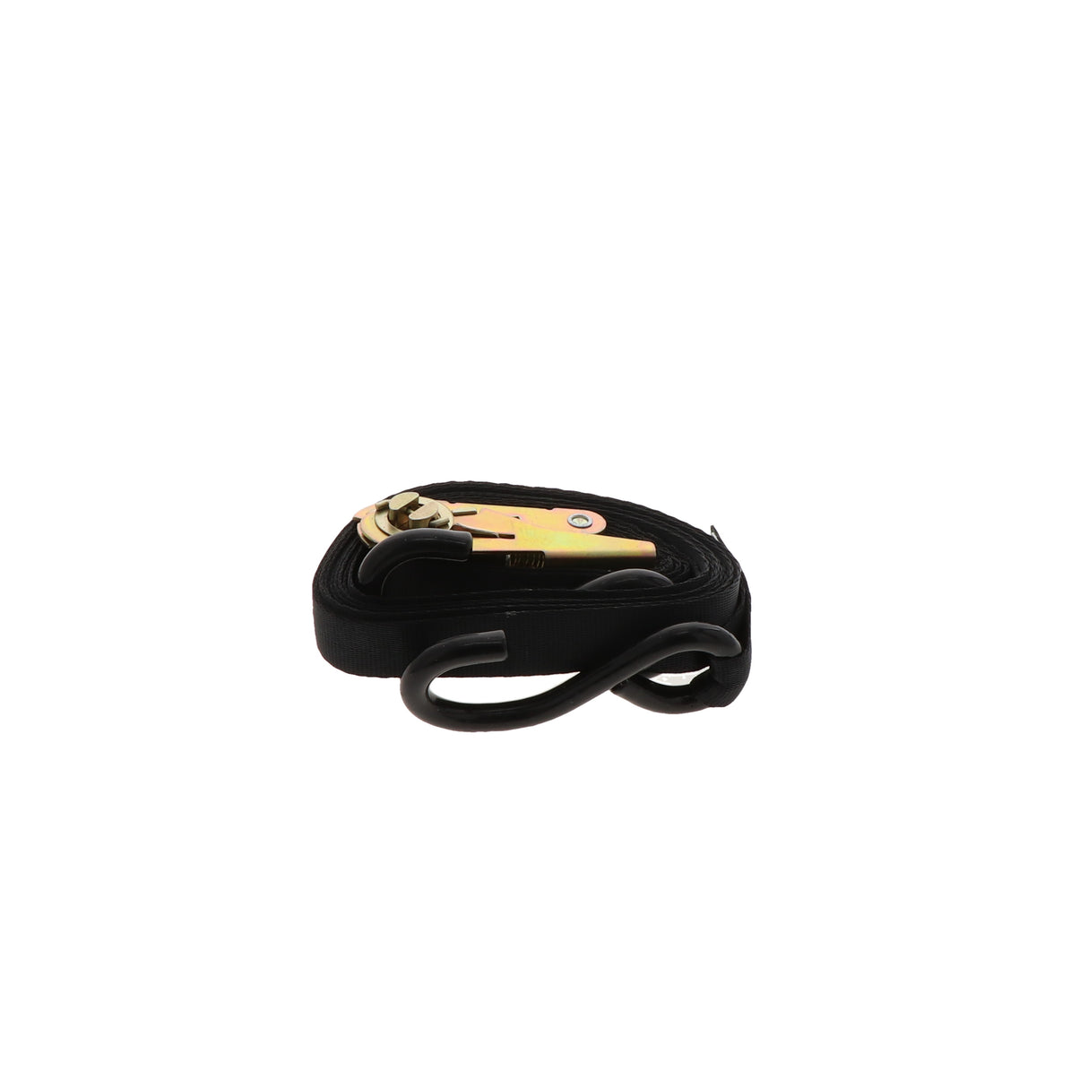 1" by 15' Vinyl Coated S Hook Ratchet Utility Strap - 761587