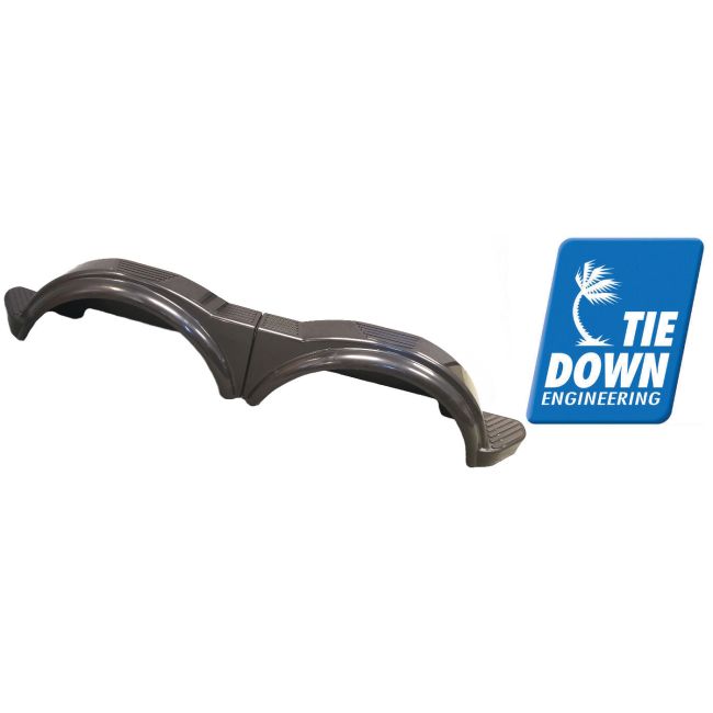 TIE DOWN Black Plastic Modular Tandem Fender - 86553