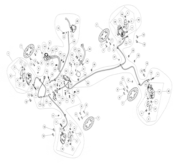 ATV Brake Rotor (All Wheels)  - A03E10001001
