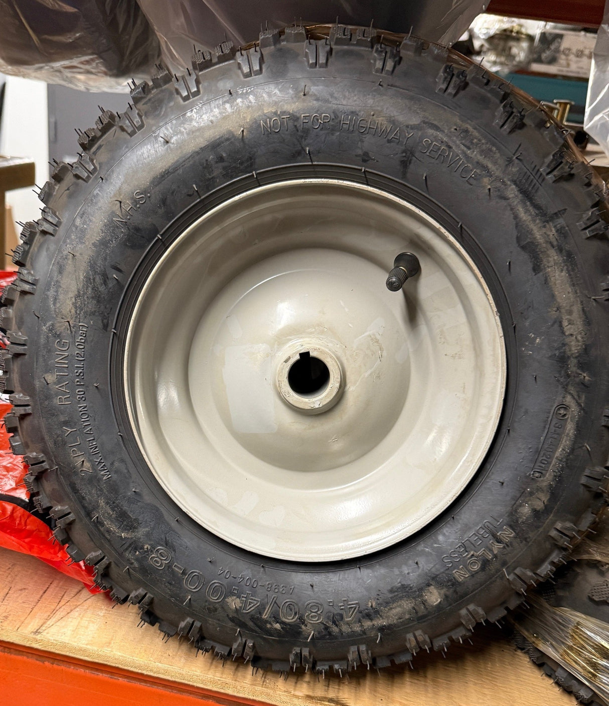 Tire/wheel,rh 16x4.8-8 Diff T2 - 07100229