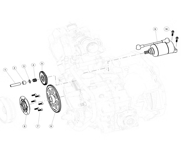 STARTER GEAR ASSEMBLY - E01J20020001