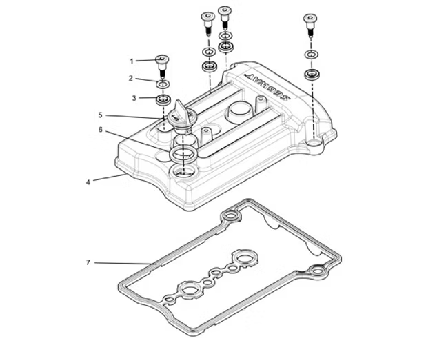 Gasket - Cylinder Head Cover - F02A10002001