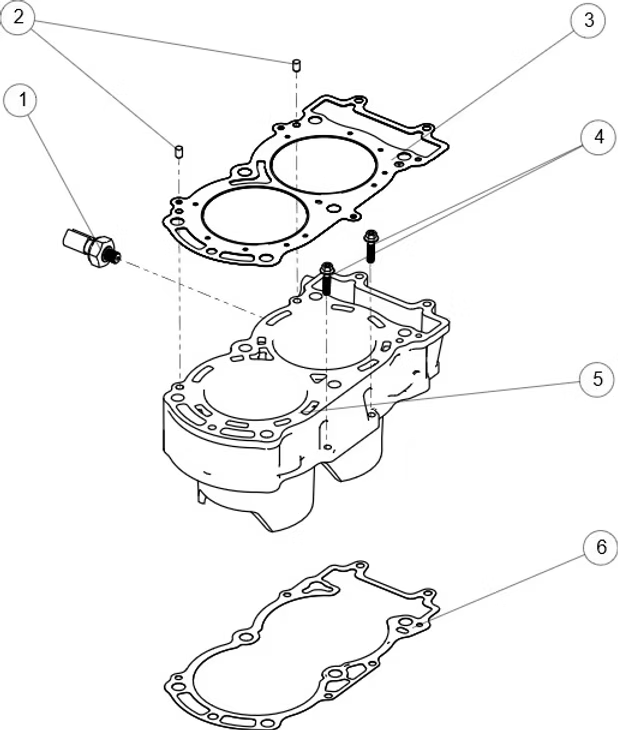Gasket - Cylinder Head  - F02A30010001