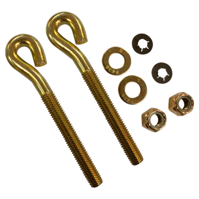 Boss Part Spade Bolt Set 1/2-13 x 5-1/4 in. W/Nuts V-Plow 2 Pack HDW01744