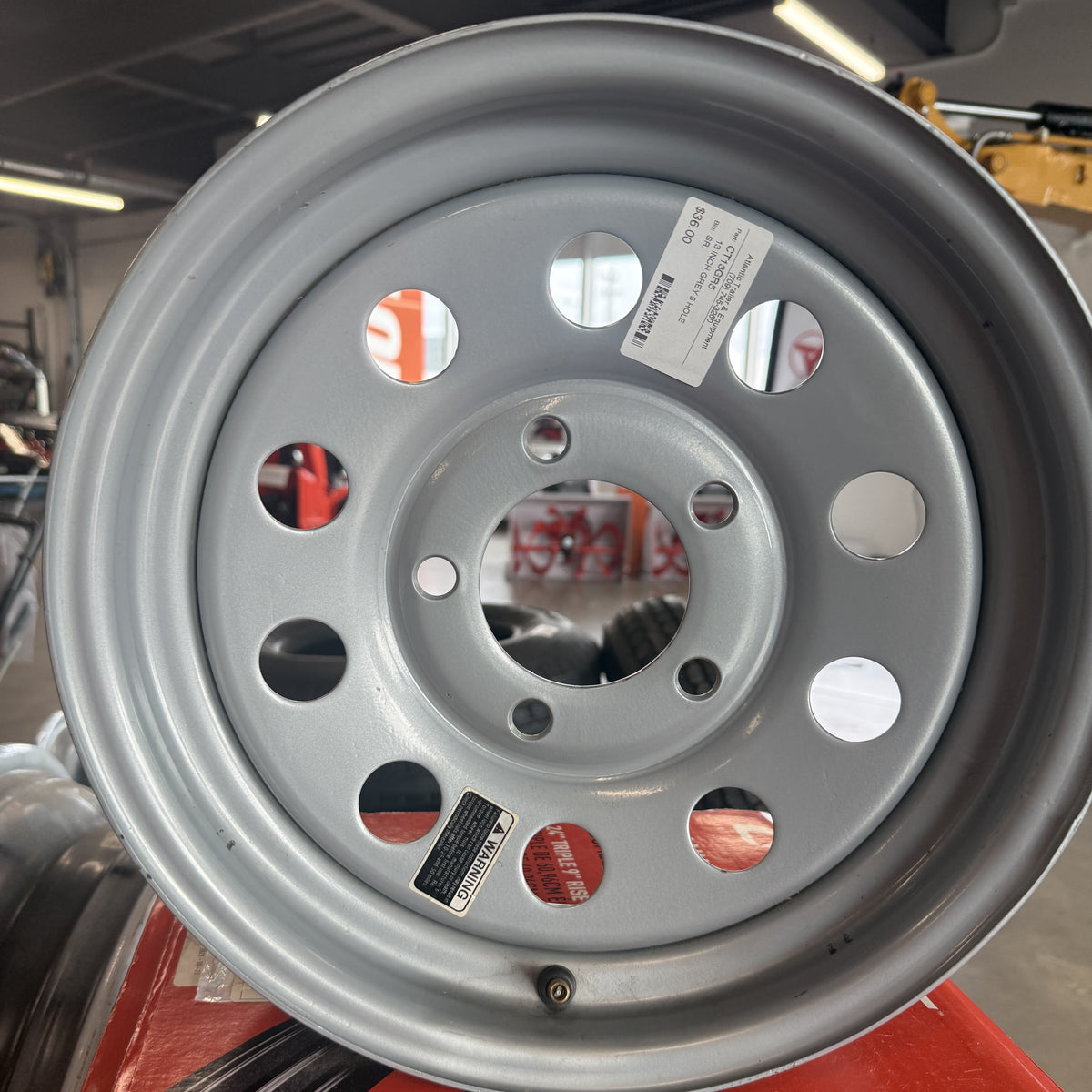 13 INCH GREY 5 HOLE
