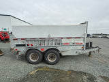 Used  2017 K-Trail 7x12 14k Galvanized Dump Trailer D801214