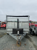 Used  2017 K-Trail 7x12 14k Galvanized Dump Trailer D801214