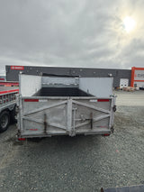 Used  2017 K-Trail 7x12 14k Galvanized Dump Trailer D801214
