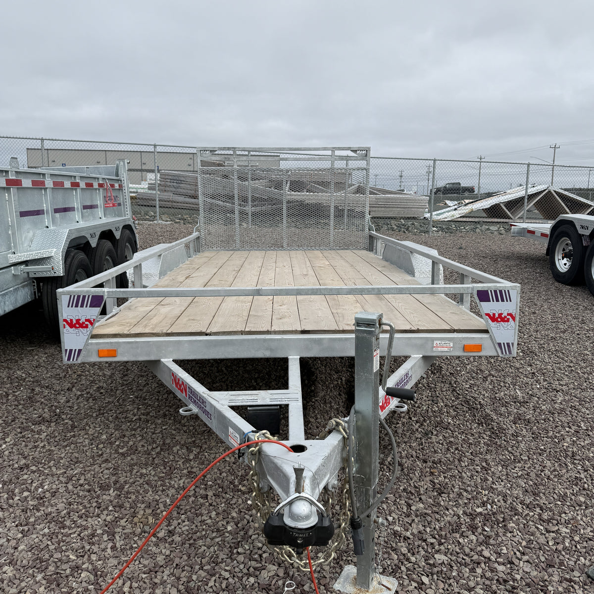 Used N&N Utility Series 7'x14' tandem axle (1 axle with with brakes)