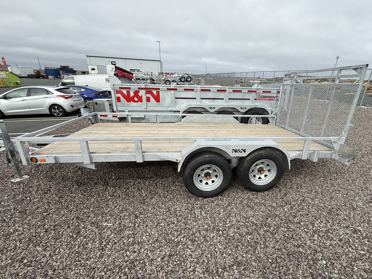 Used N&N Utility Series 7'x14' tandem axle (1 axle with with brakes)