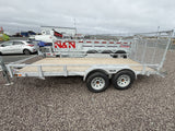 Used N&N Utility Series 7'x14' tandem axle (1 axle with with brakes)