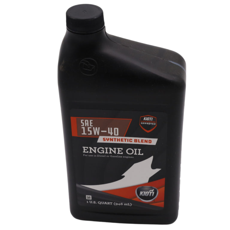 KIOTI SAE15W-40 Synthetic Blend Engine Oil, QT KIO-1Q1540