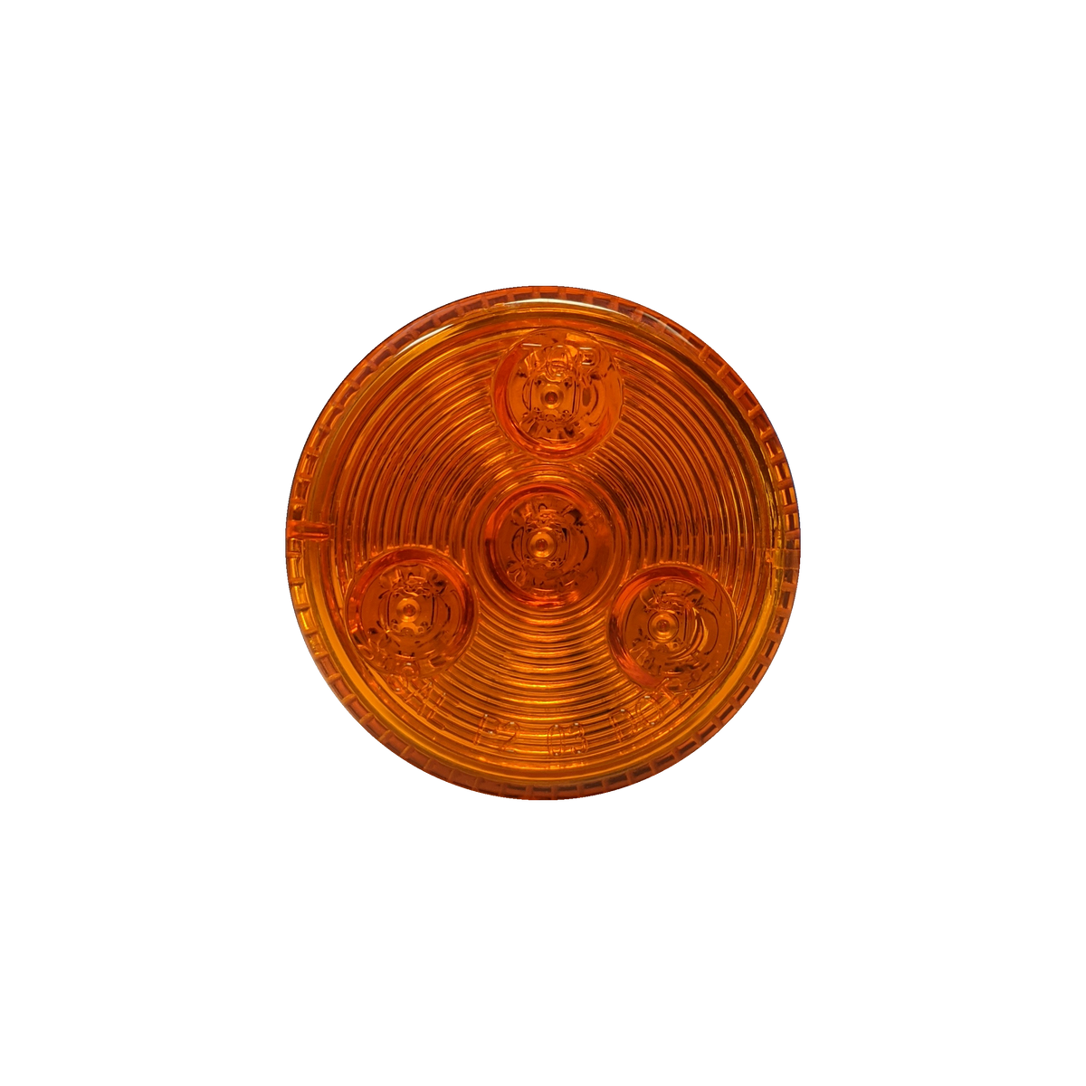 LED 2.5" Rd Marker Lamp Amber - 4-dio LED2500-4AP