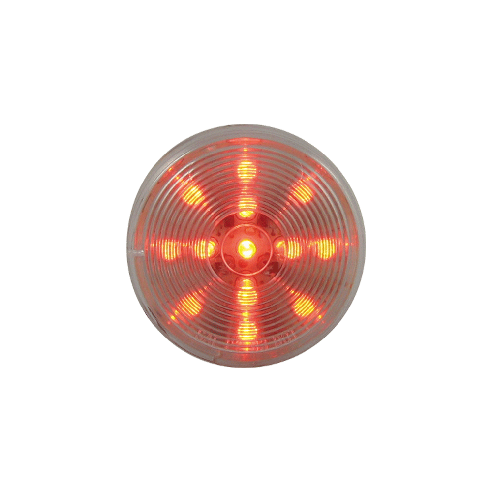 2.5" Round LED Marker Lamp - Red - LED2500C-13R