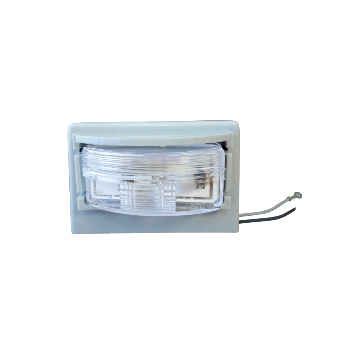 2.5" LED License Lamp w/ Grey Housing & Pigtail LLP2102