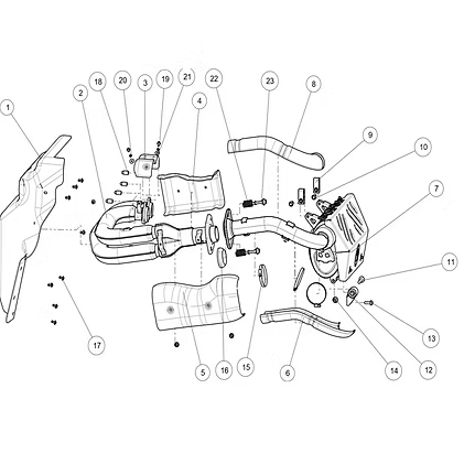 GASKET EXHAUST - U05A31001001
