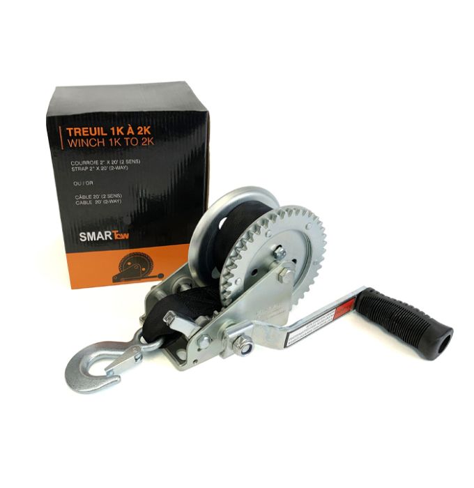 FRAMECO 2 WAY TRAILER WINCH 1 W1000S