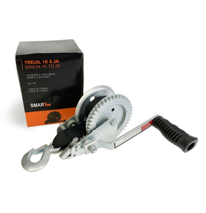 FRAMECO 2 WAY TRAILER WINCH 1 W1200S