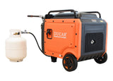 DUCAR 8500W Inverter Generator (DLG8600IR) dual fuel LPG or gasoline