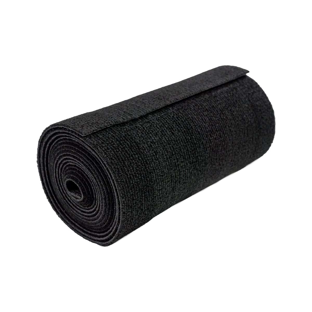 Tie Down 11 in. x 12 ft. Black Bunk Carpet - 86137